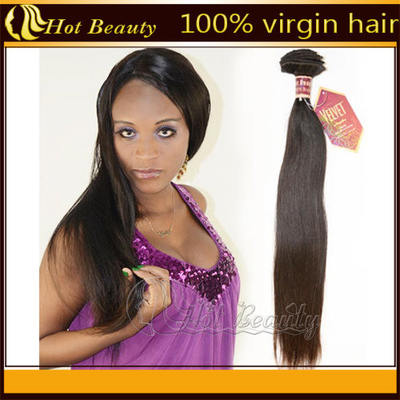 Customized Long Brazilian Remy Human Hair , Sassy Silky Straight Style
