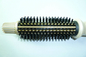 Personal Silver Electric Hair Curler Comb For DIY Hair Anti Static , Ceramic Coated Barrel