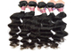 Long Wavy Remy Brazilian Virgin Human Hair Extensions Natural Black
