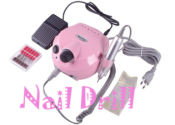 Pink Mini Polish Nail Art Drill Machine For Home / Electric Nail Drill For Acrylic Nails